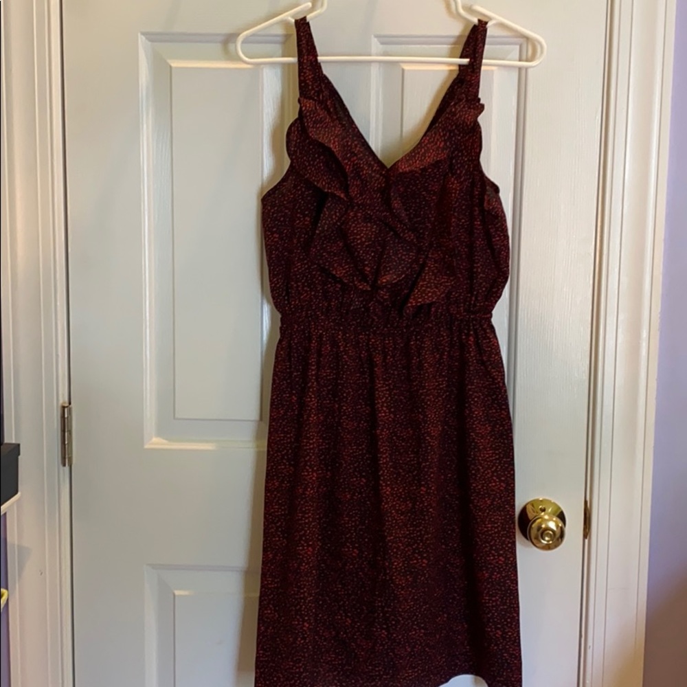 Beautiful red and black dress